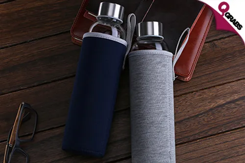 From QR39 Add Some Flavor with Infuser Bottles - Comes with a Handy Pouch in 4 Fun Colors! (Up to QR138 Value)